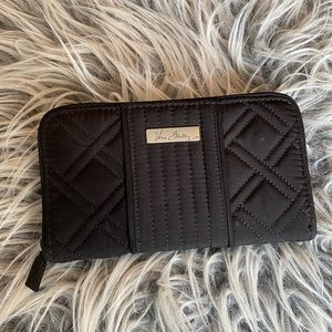 Vera Bradley Solid Black Quilted Wallet